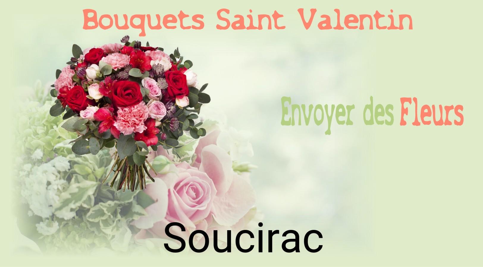 Roses de Saint-Valentin livrées à Soucirac